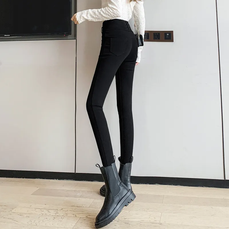 HIPPIEMISS Casual Pants Women's Black-4