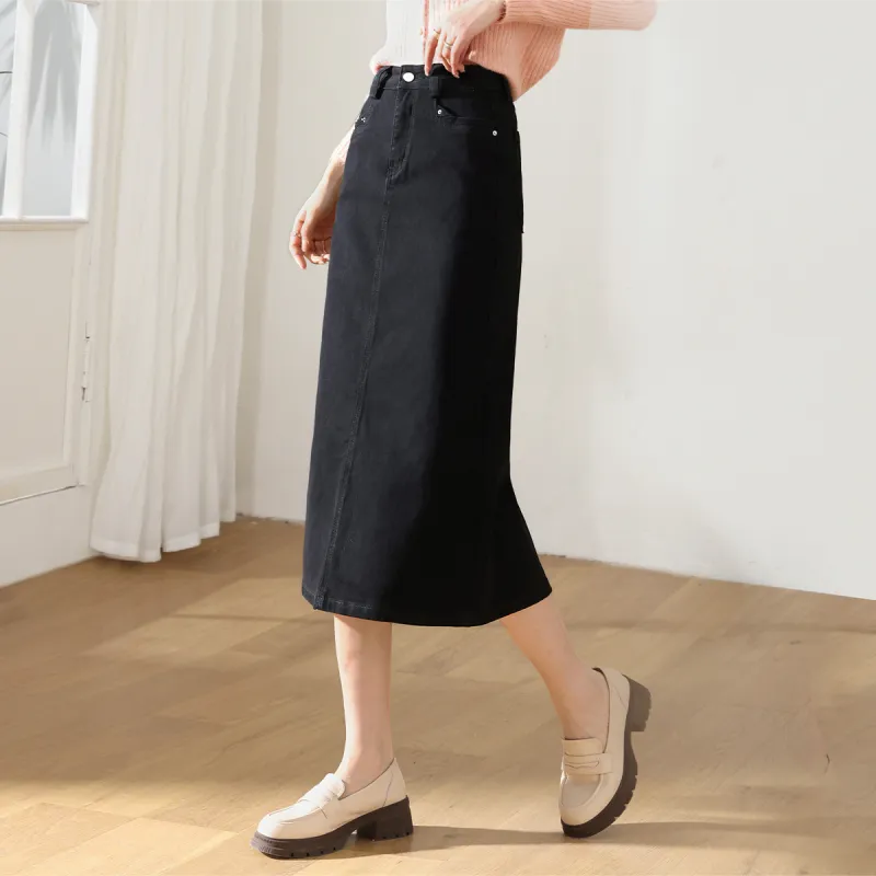 HIPPIEMISS Denim Long Skirts Women's-6