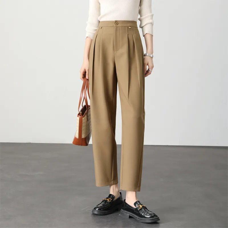 HIPPIEMISS Casual Pants Women's Khaki-2
