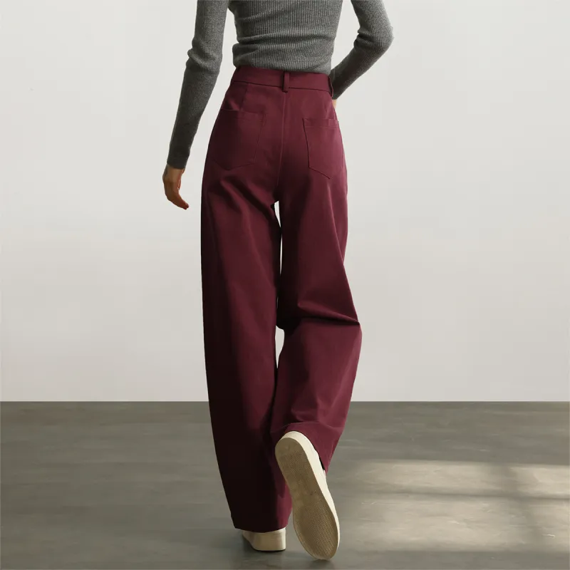 HIPPIEMISS Jeans Women's Dark Reddish Purple-6