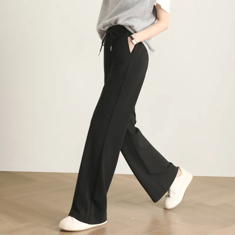 HIPPIEMISS Casual Pants Women's Black-4