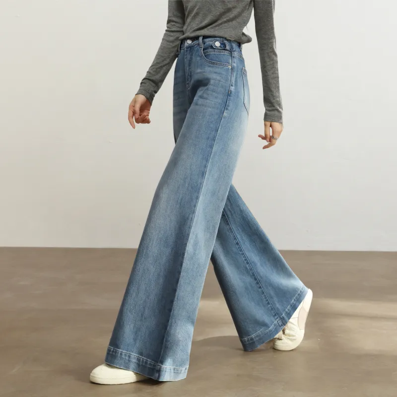 HIPPIEMISS Jeans Women's Light Blue-5