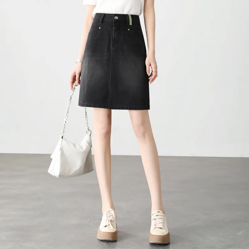 HIPPIEMISS Denim Short Skirts Women's Blue-13