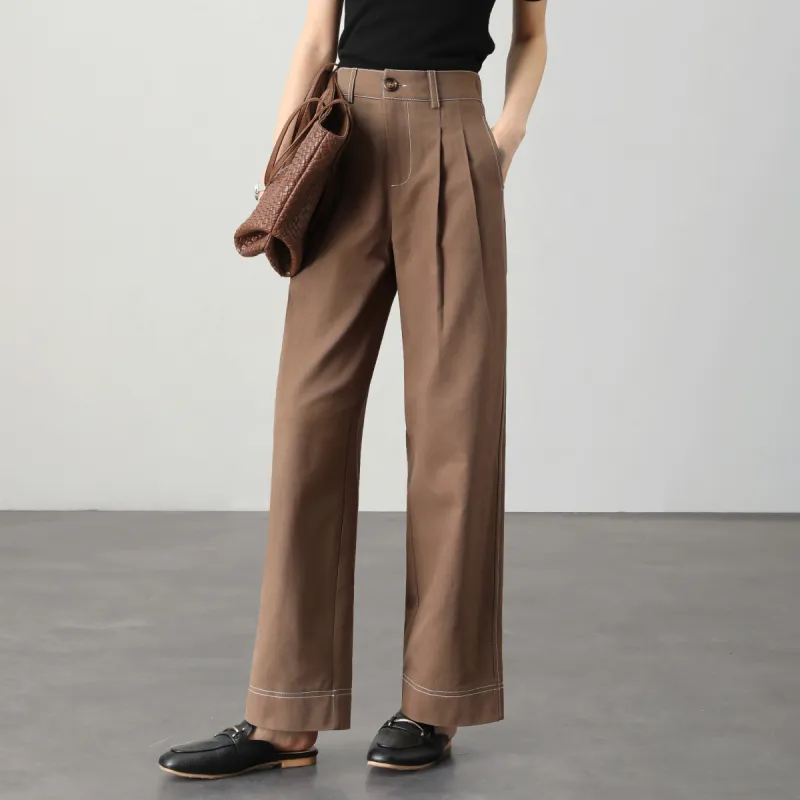 HIPPIEMISS Casual Pants Women's Coffee-3