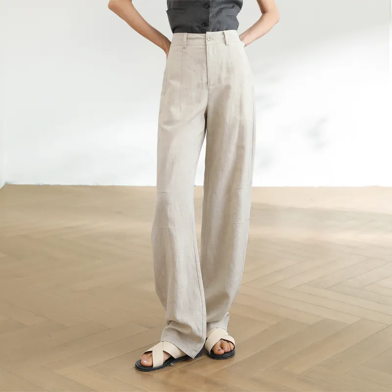 HIPPIEMISS Casual Pants Women's Hemp-7
