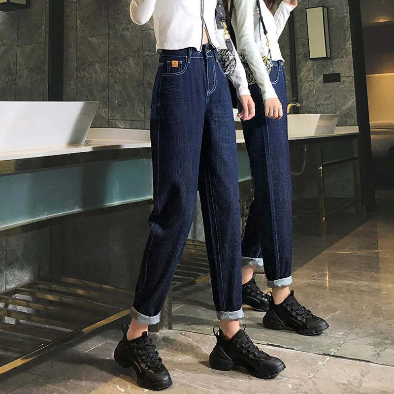 HIPPIEMISS Jeans Women's Dark Blue-4