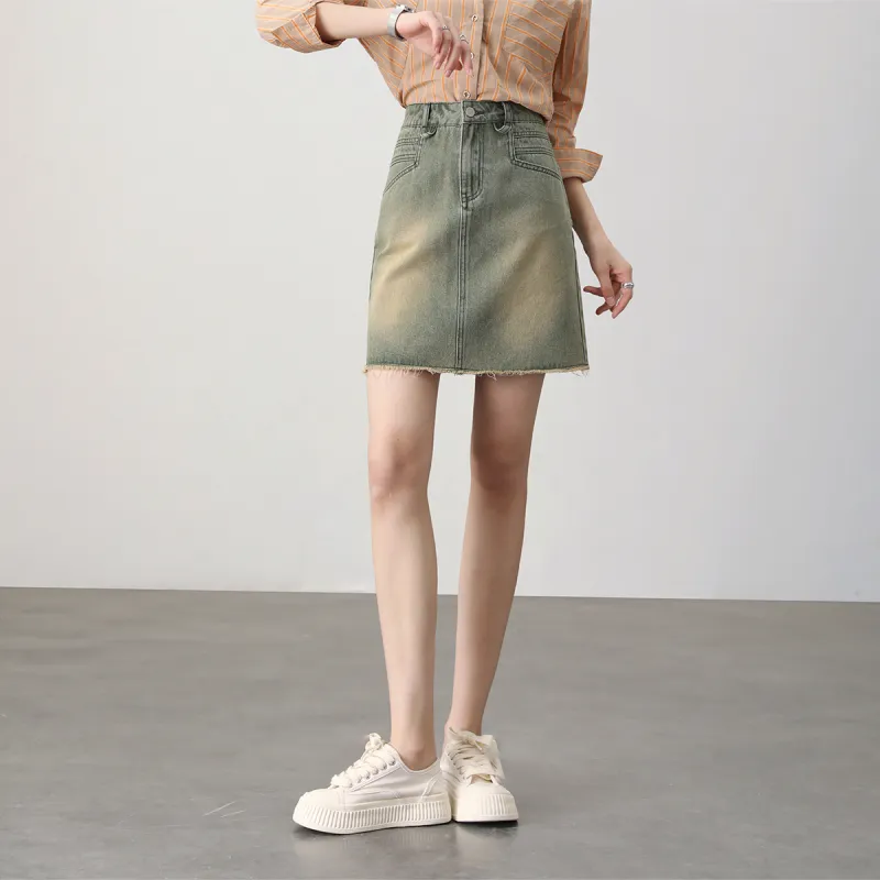 HIPPIEMISS Denim Short Skirts Women's-2