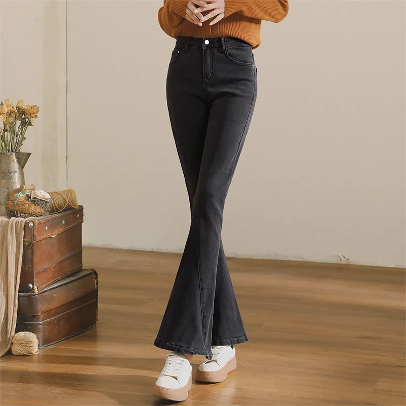 HIPPIEMISS Jeans Women's Black Gray Color-2