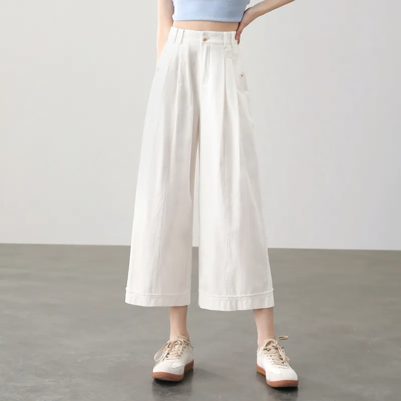HIPPIEMISS Casual Pants Women's White-2