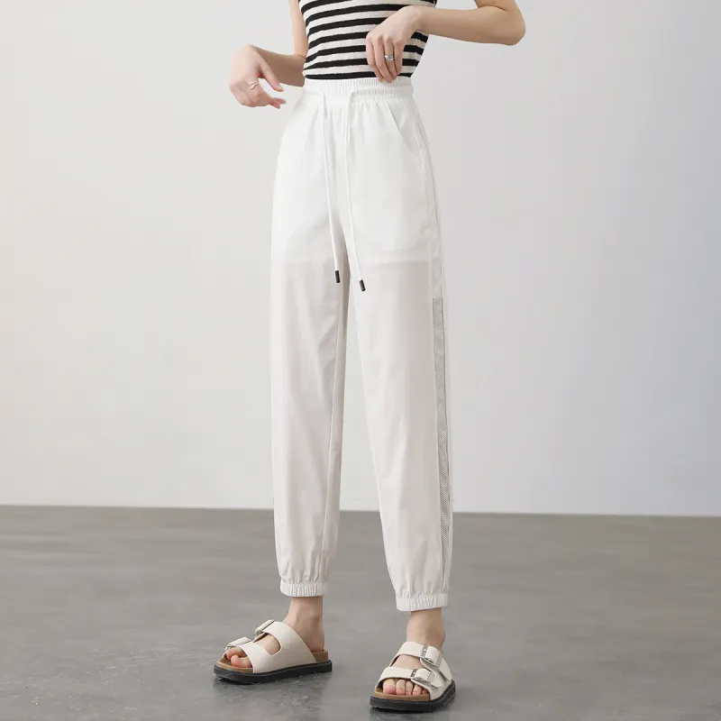 HIPPIEMISS Casual Pants Women's White-7