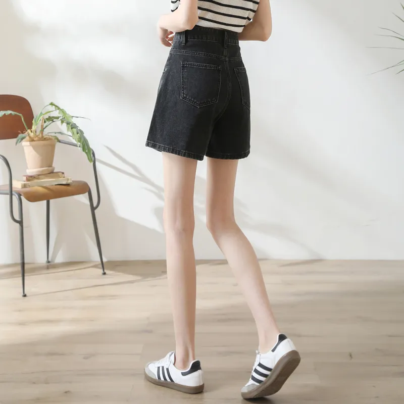 HIPPIEMISS Denim Shorts Women's Black-6