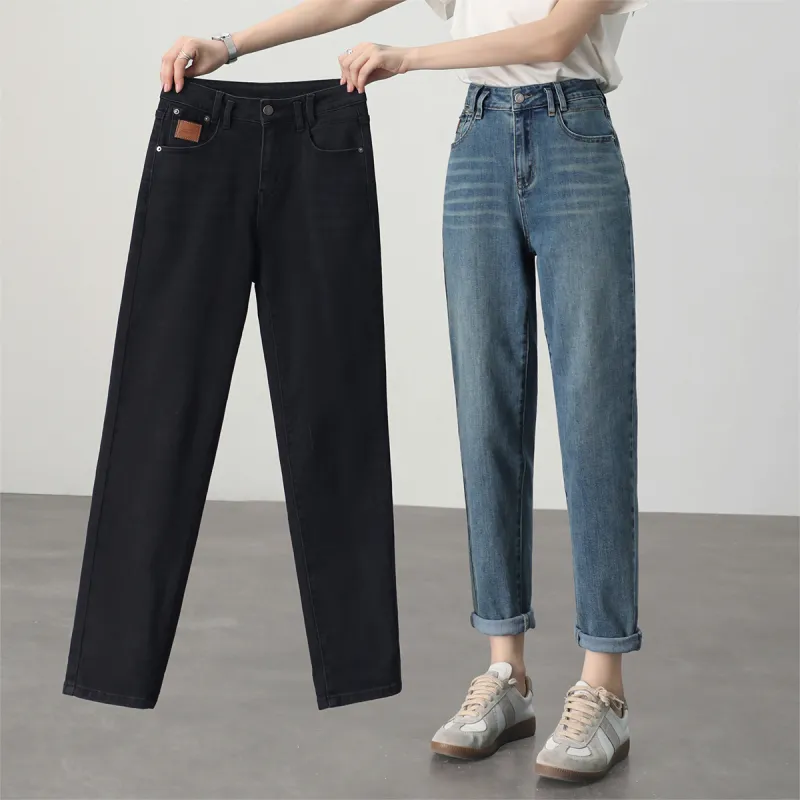 HIPPIEMISS Jeans Women's Black Gray Color-12