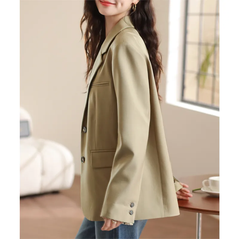 HIPPIEMISS Business Suits Women's Khaki-3