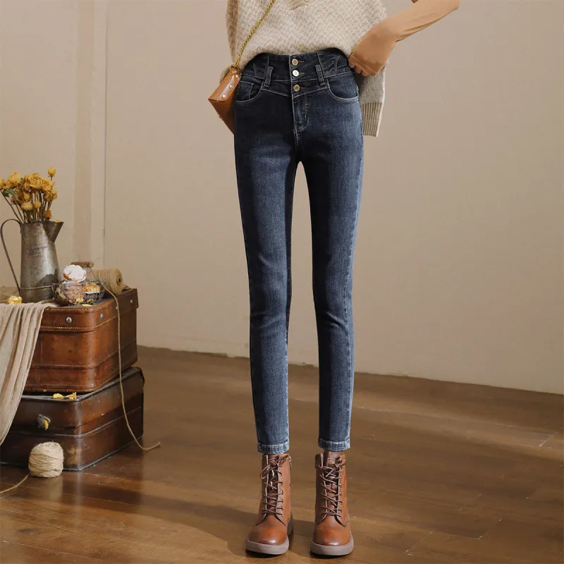 HIPPIEMISS Jeans Women's Blue Gray-2