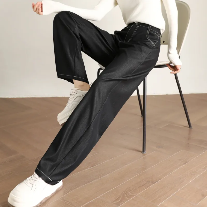 HIPPIEMISS Casual Pants Women's Black-4