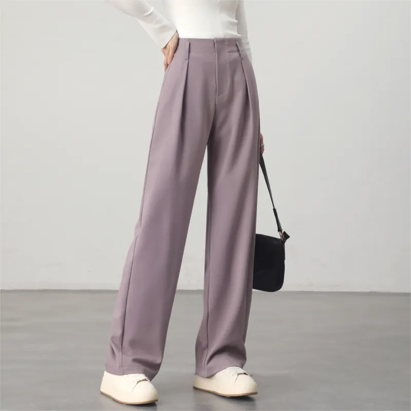 HIPPIEMISS Casual Pants Women's Taro Purple-2