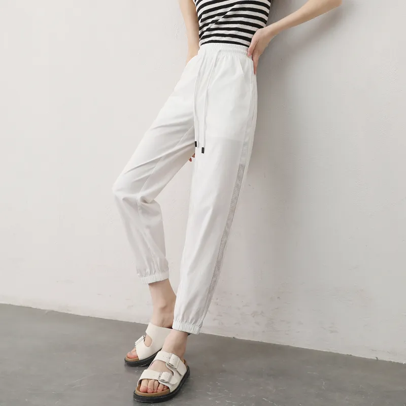 HIPPIEMISS Casual Pants Women's White-5
