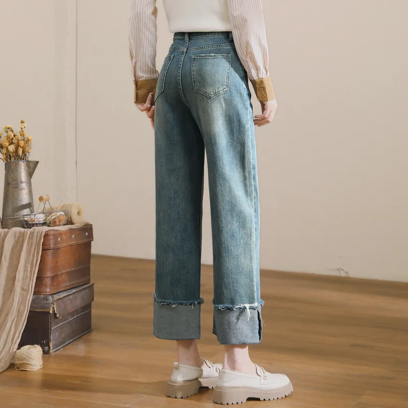 HIPPIEMISS Jeans Women's Vintage Blue-3