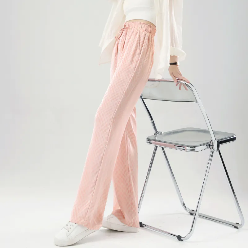 HIPPIEMISS Casual Pants Women's Pink-5