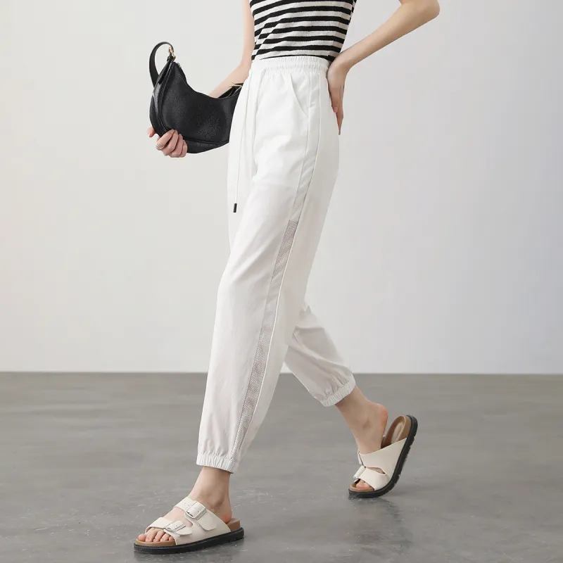HIPPIEMISS Casual Pants Women's White-8