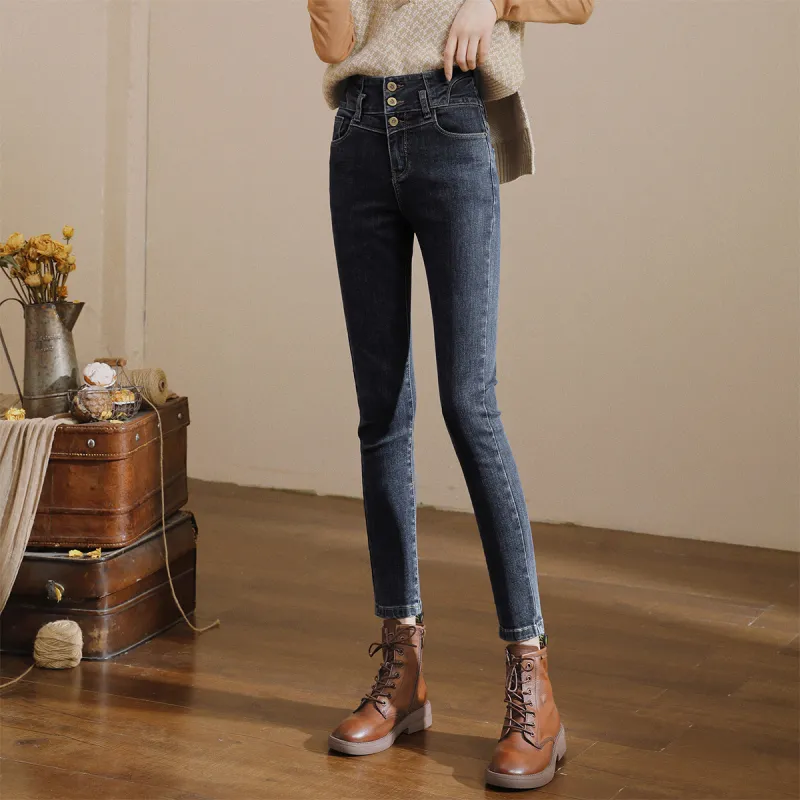 HIPPIEMISS Jeans Women's Blue Gray-5