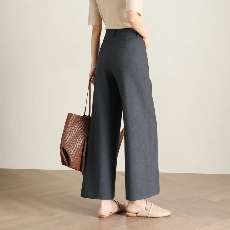 HIPPIEMISS Casual Pants Women's Gray-4