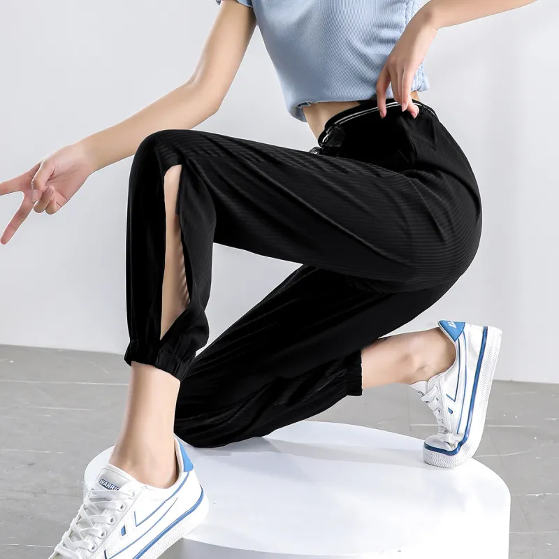 HIPPIEMISS Casual Pants Women's Black-5