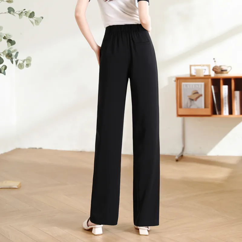 HIPPIEMISS Casual Pants Women's Black-4