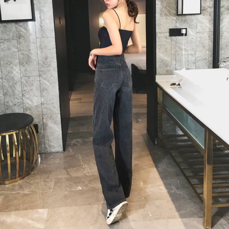 HIPPIEMISS Jeans Women's Black Gray-3