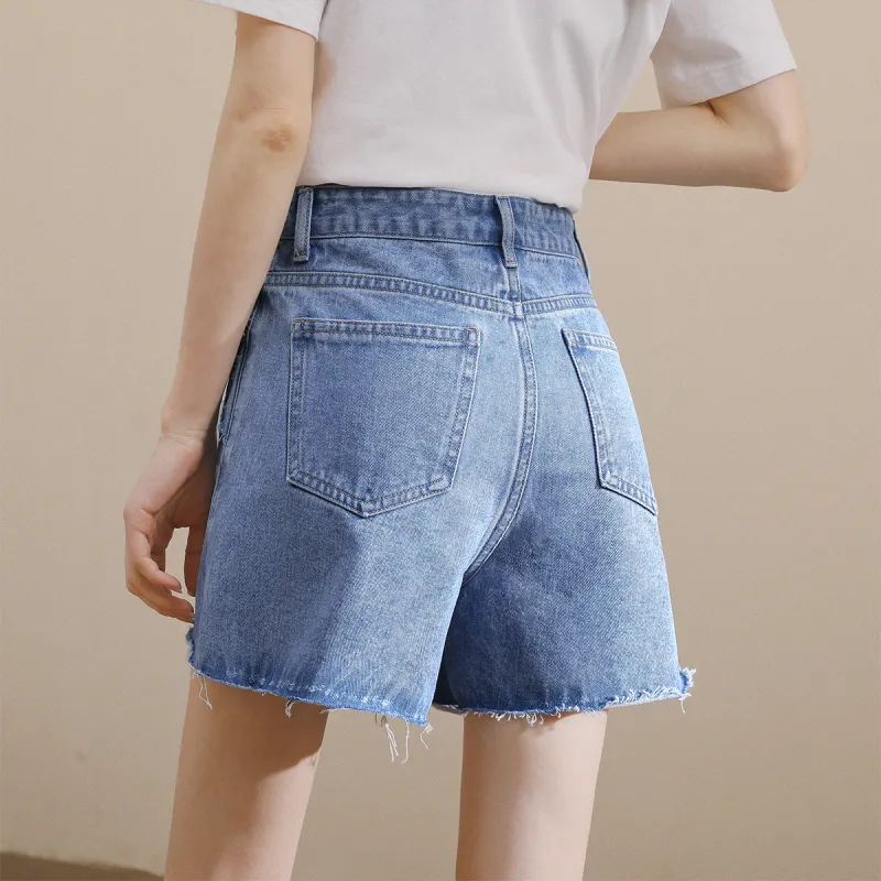 HIPPIEMISS Denim Shorts Women's Blue-5