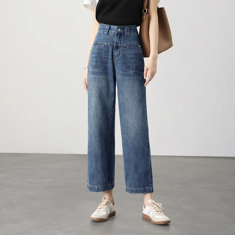 HIPPIEMISS Jeans Women's Vintage Blue-7