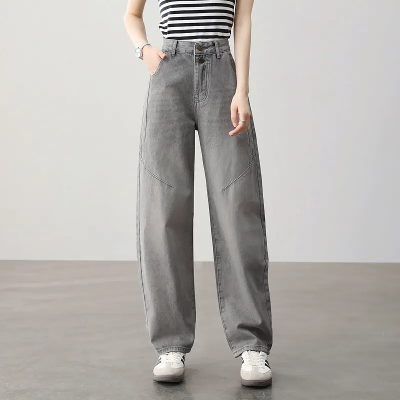 HIPPIEMISS Jeans Women's Light Gray-6
