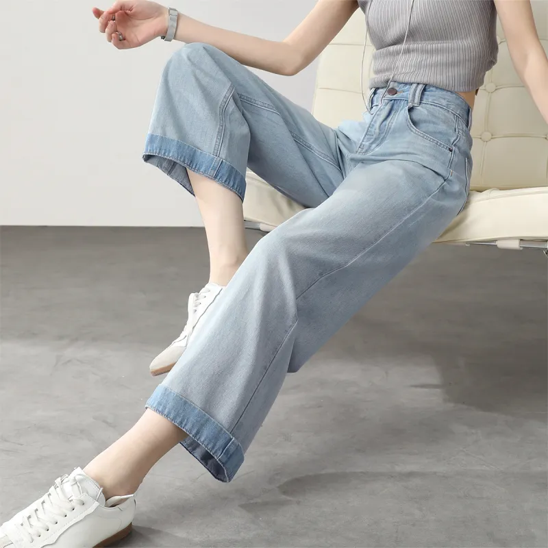 HIPPIEMISS Jeans Women's Light Blue-4