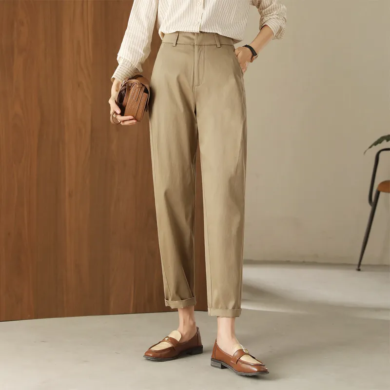 HIPPIEMISS Casual Pants Women's Khaki-3