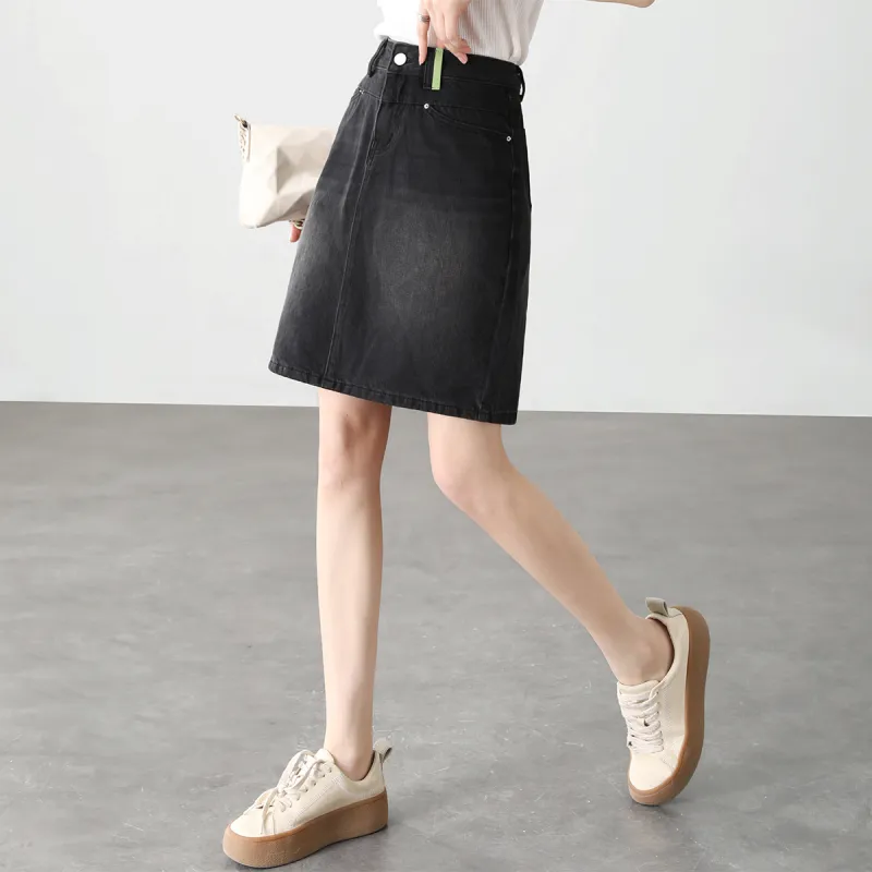 HIPPIEMISS Denim Short Skirts Women's Blue-12
