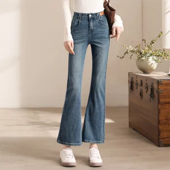 HIPPIEMISS Jeans Women's Vintage Light Blue