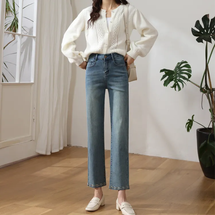 HIPPIEMISS Jeans Women's Vintage Blue-8