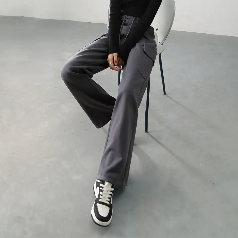 HIPPIEMISS Cargo Pants Women's Gray-8