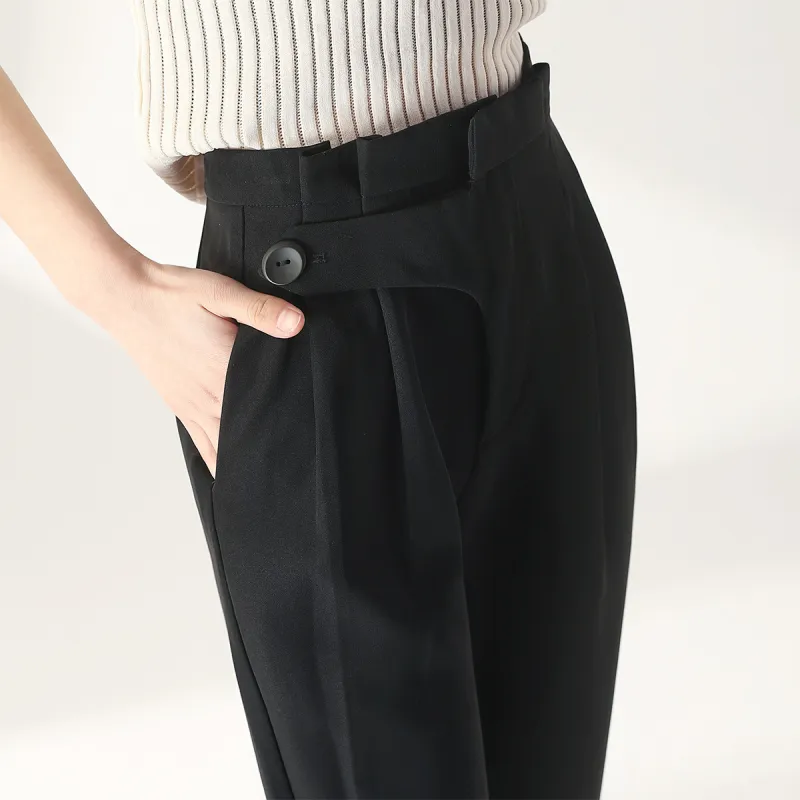 HIPPIEMISS Casual Pants Women's Black-4