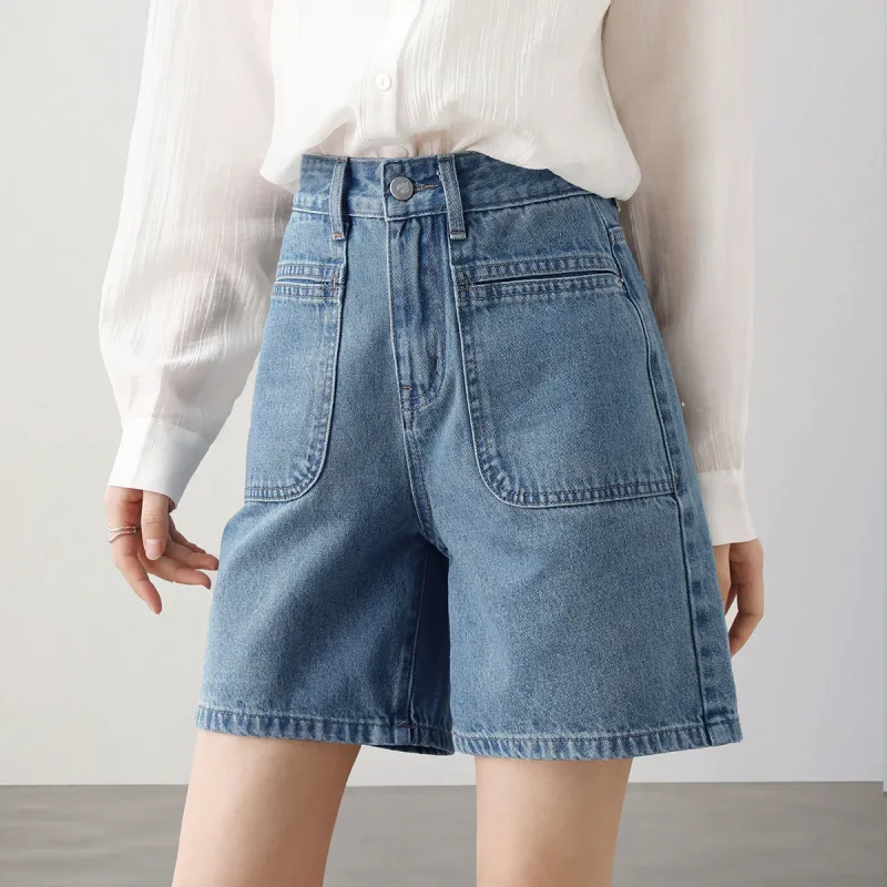 HIPPIEMISS Denim Shorts Women's Pink-16