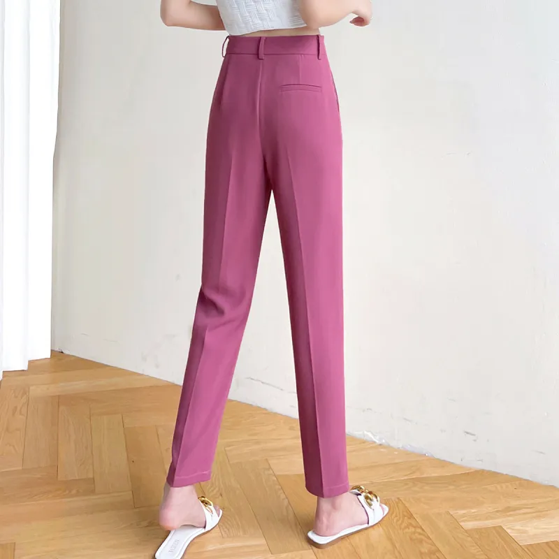 HIPPIEMISS Casual Pants Women's Dragon Fruit-3