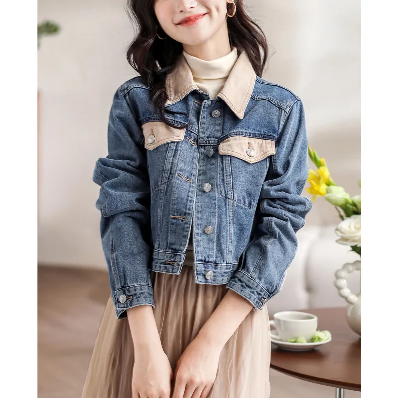 HIPPIEMISS Denim Jacket Women's Blue-2