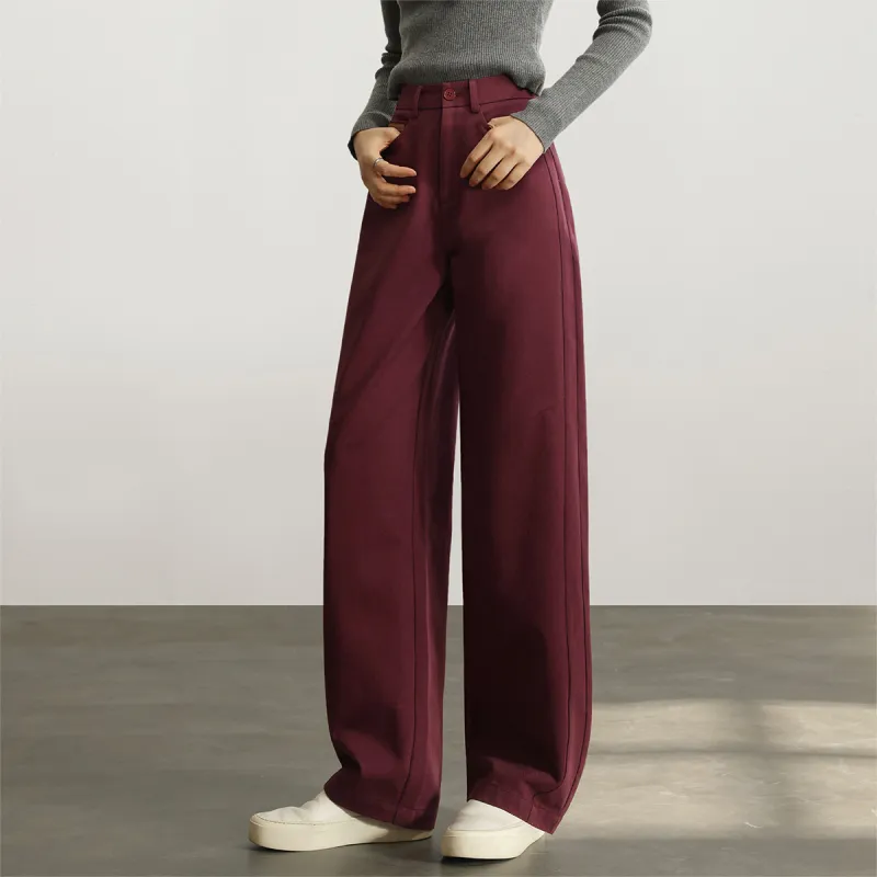 HIPPIEMISS Jeans Women's Dark Reddish Purple-4