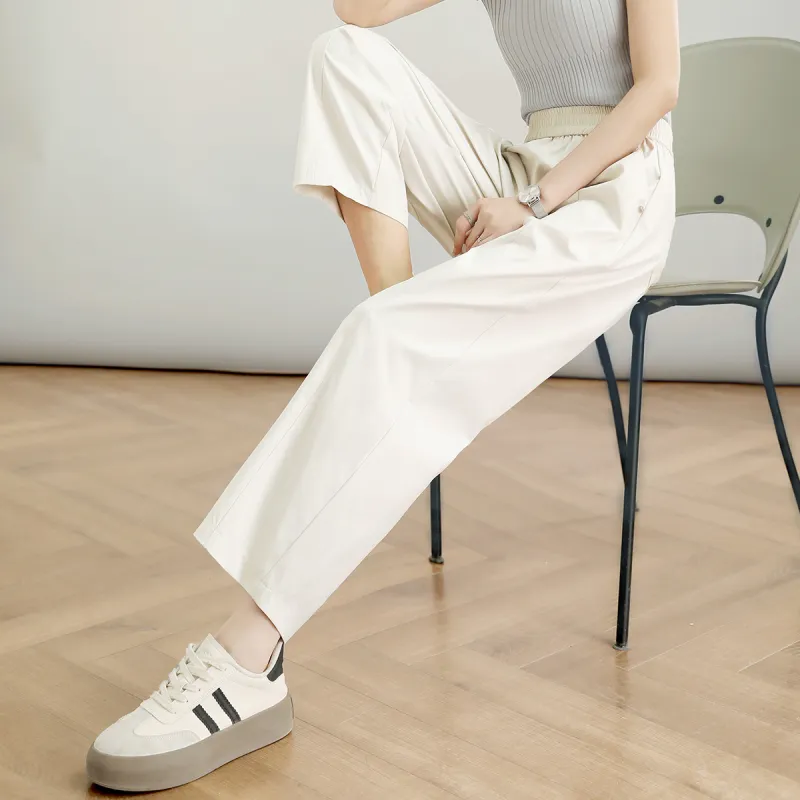 HIPPIEMISS Casual Pants Women's Ecru-8