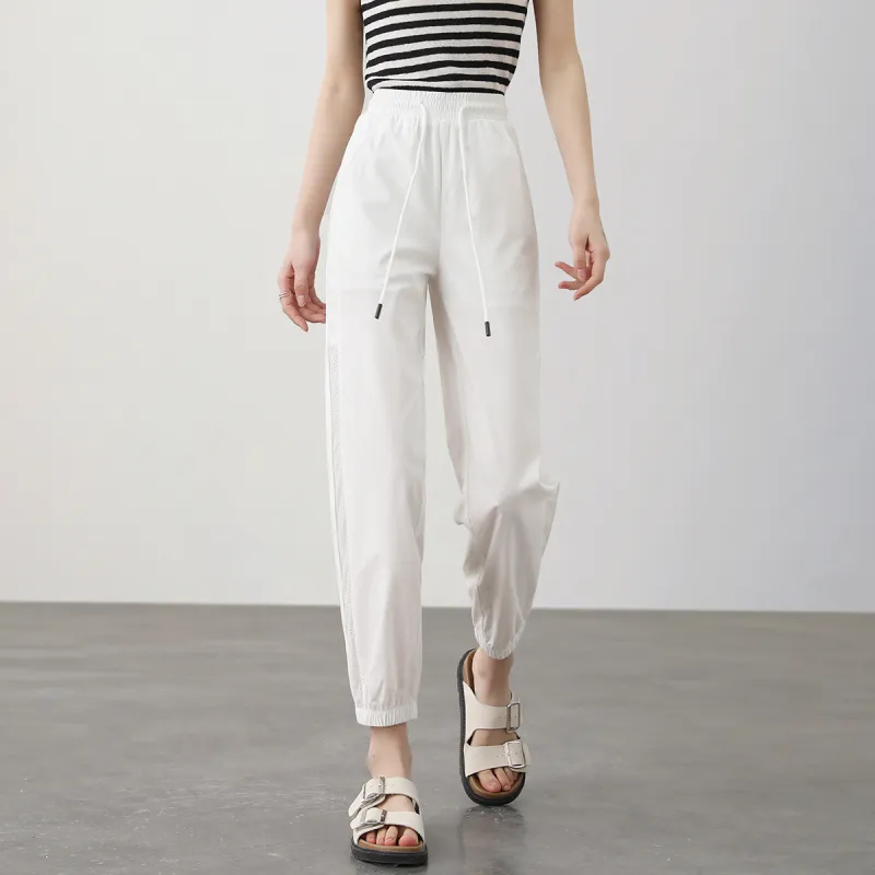 HIPPIEMISS Casual Pants Women's White-6