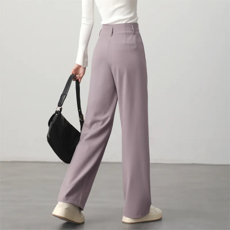 HIPPIEMISS Casual Pants Women's Taro Purple-4