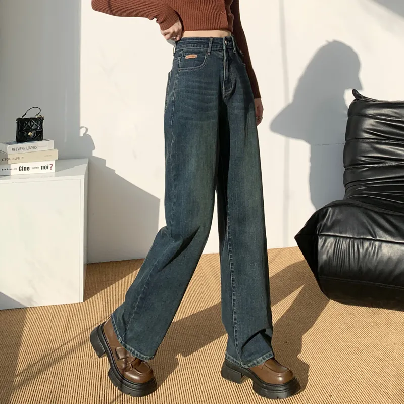 HIPPIEMISS Jeans Women's Vintage Dark Blue-6