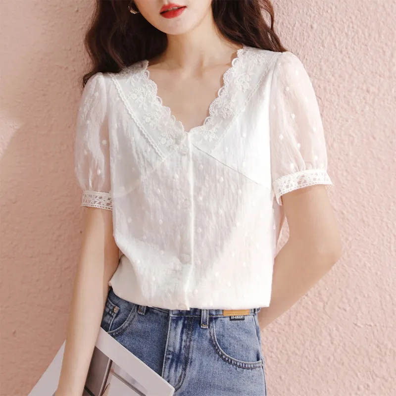 HIPPIEMISS Shirts Women's White-4
