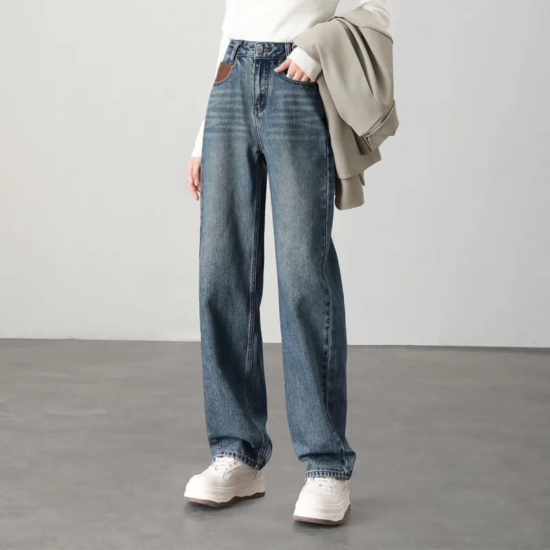 HIPPIEMISS Jeans Women's Vintage Blue-5