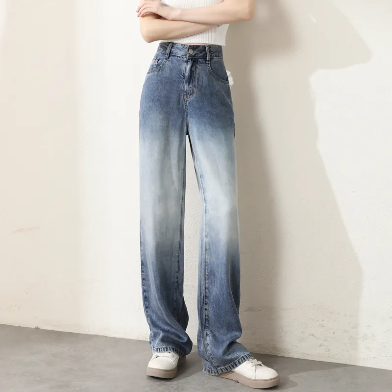 HIPPIEMISS Jeans Women's Blue Gray-4